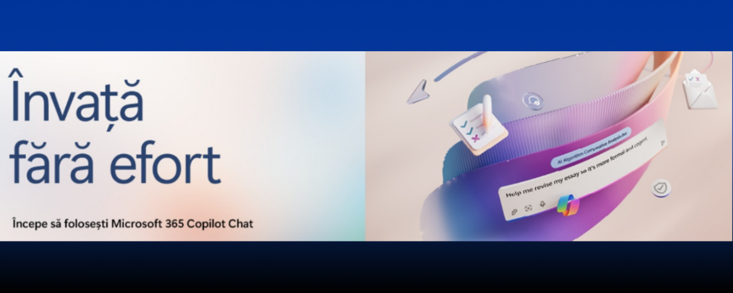 Webinarii pentru studenți - Microsoft Copilot Chat